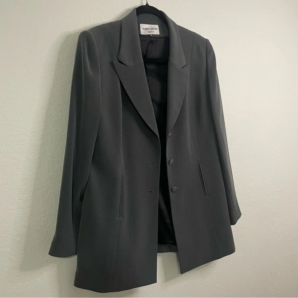 Albert Nipon sophisticated gray